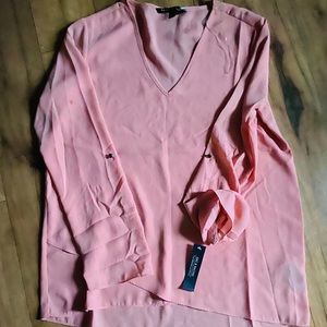 Zac & Rachel Mauve:Rose LongSleeve Blouse with tag